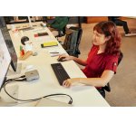 HP Slim v2 SmCard USB KBD FR clavier maison/bureau QWERTY Noir