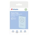 Verbatim Charge 'n' Go Polimeri di litio (LiPo) 5000 mAh Carica wireless Blu