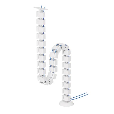 Neomounts ADS06-130WH Organizador vertebral de cables - fijación con tornillos - universal