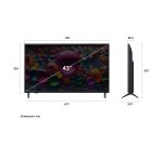 LG UHD AI 43UA75006LA TV Serie UA75 43'' 4K, a7 Gen8, HDR10, 20W, 3 HDMI con Game Optimizer, Smart TV WebOS 25
