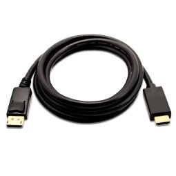 V7 DisplayPort a HDMI de 2 metros color negro