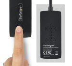 StarTech.com Extendeur HDMI Sans Fil pour Salles de Réunion et Espaces de Travail Collaboratifs, 4K 60Hz, Portée de 20m, Alimentation par USB, Kit Transmetteur et Récepteur Plug-and-Play