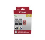 Canon PG-510 + CL-511 Pack cartouches originales 4 couleurs + papier photo pour imprimante jet d'encre