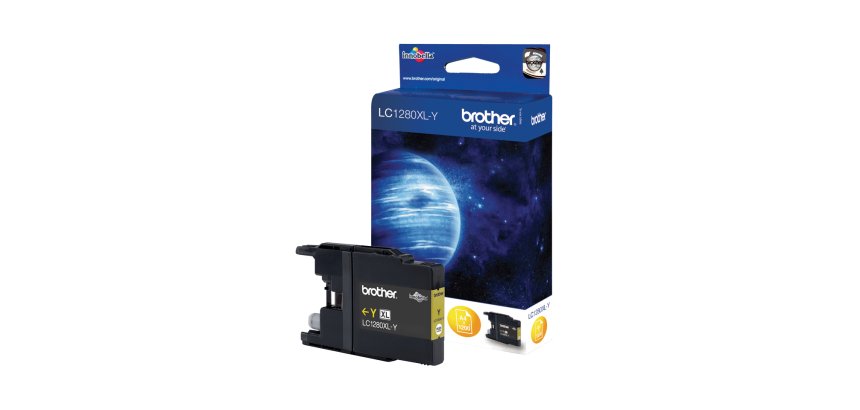 Brother LC-1280XL / LC1280XLYBP Cartucho original amarillo de alta capacidad (1200 páginas)