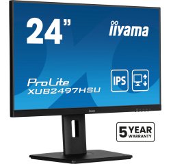 iiyama XUB2497HSU-B2 écran plat de PC 60,5 cm (23.8") 1920 x 1080 pixels Full HD LED Noir