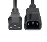 StarTech.com Cordon de Rallonge Électrique de 4,5m, Cordon d'Alimentation PDU C14 à C13, 15A 250V, 14AWG, Câble d'Alimentation AC pour PDU/Alimentation, Certifié KEMA-KEUR