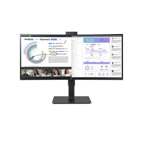 LG 34BQ77QC-B écran plat de PC 86,4 cm (34") 3440 x 1440 pixels UltraWide Dual Quad HD LCD Noir