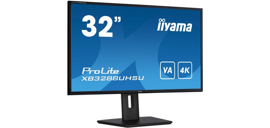 iiyama ProLite XB3288UHSU-B5 écran plat de PC 80 cm (31.5") 3840 x 2160 pixels 4K Ultra HD LCD Noir
