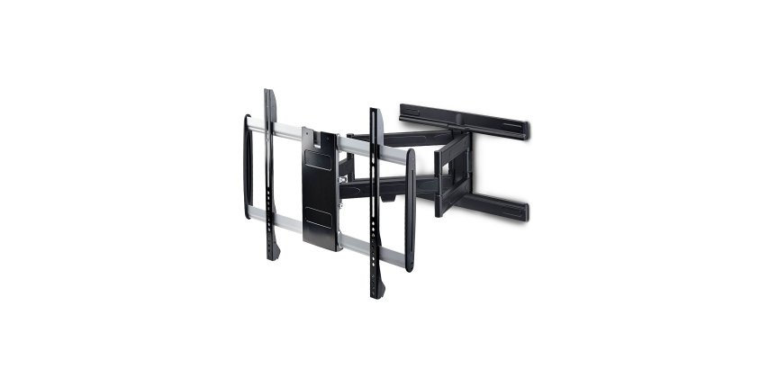 StarTech.com Support Mural Articulé Ultra Fin pour Téléviseurs à Écran Plat Jusqu'à 65" et 45kg, VESA 600x400, Conforme TAA, Profil Bas