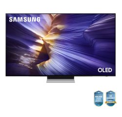 Samsung OLED AI TV 77" QE77S90FAEXZT 4K, Processore NQ4 AI Gen3, 4K AI Upscaling Pro, Schermo antiriflesso, OLED HDR, Dolby Atmos & OTS Lite, Laser Slim Design, Vision AI Smart TV, 2025