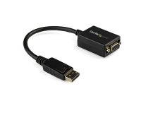 StarTech.com Adaptateur DisplayPort vers VGA - Convertisseur Actif DP à VGA - Vidéo 1080p - Certifié DP - Source DP/DP++ vers Câble Adaptateur Moniteur VGA - Connecteur DP à Verrouillage