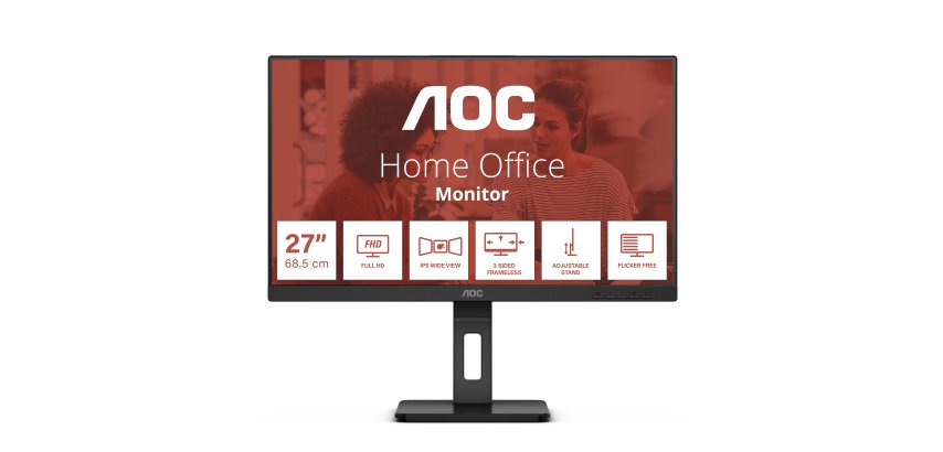 AOC E3 27E3QAF computer monitor 68.6 cm (27") 1920 x 1080 pixels Full HD LED Black