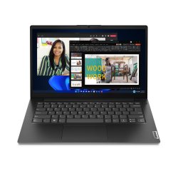 Lenovo V14 G4 AMN AMD Ryzen™ 3 7320U Ordinateur portable 35,6 cm (14") Full HD 8 Go LPDDR5-SDRAM 256 Go SSD Wi-Fi 5 (802.11ac) Windows 11 Pro Français Noir