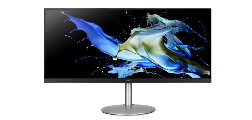 Acer CB342CU écran plat de PC 86,4 cm (34") 3440 x 1440 pixels UltraWide Quad HD LCD Noir, Argent