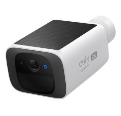 Eufy Security SoloCam S220, Camara vigilancia WiFi Exterior, Camara vigilancia WiFi Exterior Solar,2K resolución, IP67, nessun canone mensile, No se Requiere HomeBase