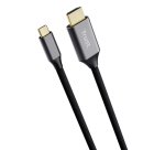 Trust 25630 changeur de genre de câble USB-C HDMI Noir, Argent
