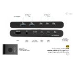 i-tec KVM Docking Station HDMI for 2 hosts, Power Delivery 2x 100W