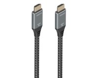 AISENS Cable HDMI V2.1 ultra alta velocidad / HEC 8K@60Hz 48Gbps, A/M-A/M, Gris/Negro, 10m