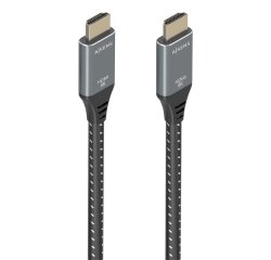 AISENS Cable HDMI V2.1 ultra alta velocidad / HEC 8K@60Hz 48Gbps, A/M-A/M, Gris/Negro, 10m