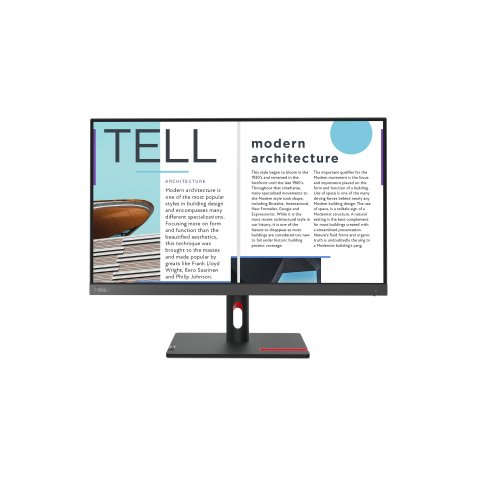 Pantalla monitor para PC 62,2 cm 24.5" Lenovo ThinkVision S25e-30 LED display 1920 x 1080 Pixeles Full HD Gris