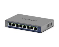 NETGEAR GS108Ev4 No administrado L2/L3 Gigabit Ethernet (10/100/1000) Gris
