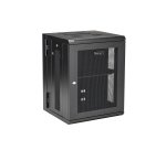 StarTech.com Armadio Rack 19" 15U a Muro - Server Rack 19 pollici a 4 montanti con cerniere - Rack Dati Ventilato con Ripiano 1U e Pannelli Laterali Rimovibili per apparecchiature dati/AV/elettroniche/informatiche