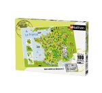 Puzzles carte de france nathan carte de france        illustree 100 pieces
