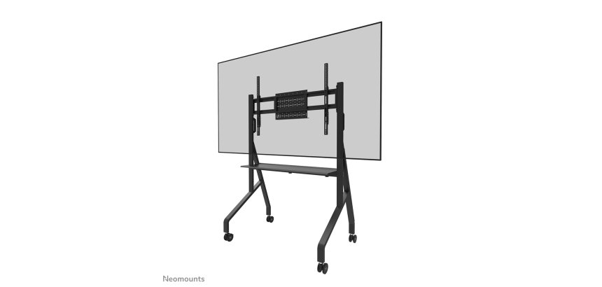 Neomounts FL50-525BL1 Support au sol mobile pour écran 55-86" - installation rapide - TÜV