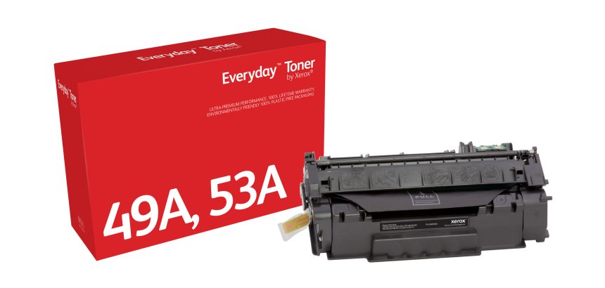 Toner Everyday™ _OEM_NAME_ Noir de Xerox compatible avec HP 49A 53A (Q5949A/ Q7553A), Capacité standard