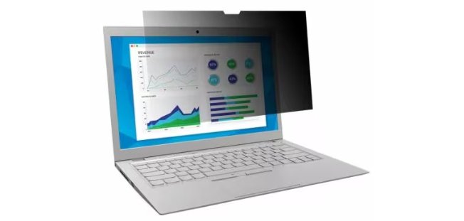 3M PF140W1B filtre anti-reflets pour écran et filtre de confidentialité 35,6 cm (14") Ordinateur portable Filtre de confidentialité sans bords pour ordinateur