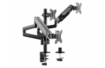 Equip Soporte de sobremesa para monitor triple de 17"-27