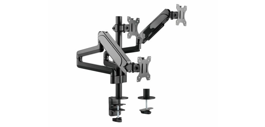 Equip Soporte de sobremesa para monitor triple de 17"-27