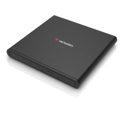 Verbatim Slimline CD/DVD unidad de disco óptico DVD-RW Negro