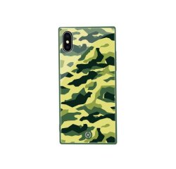 Celly Diamond Square custodia per cellulare 14,7 cm (5.8") Cover Mimetico, Verde