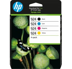 HP 924 CMYK Original Ink Cartridge 4-Pack