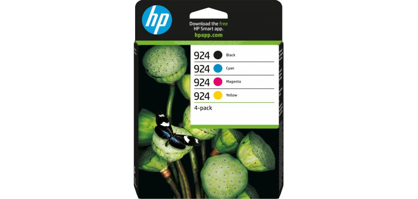 HP Paquete de 4 Cartuchos de Tinta Original 924 CMYK