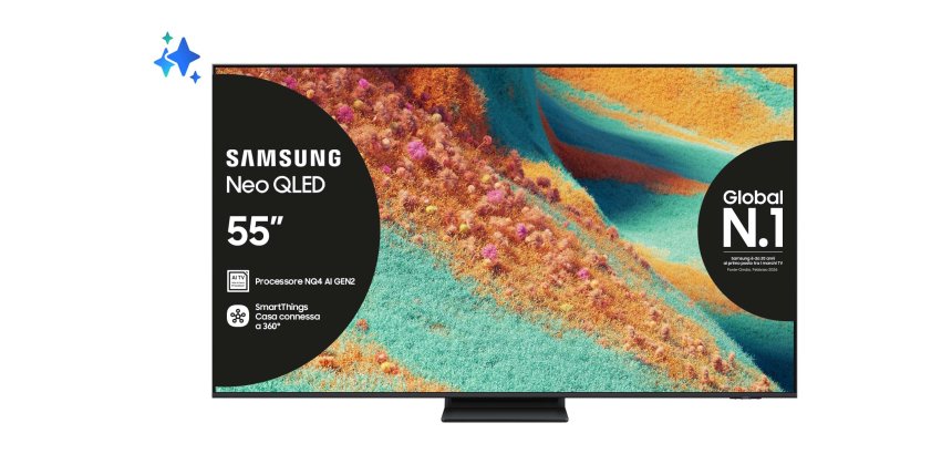 Samsung QE55QN85FAUXZT TV 139.7 cm (55") 4K Ultra HD Smart TV Wi-Fi Silver
