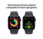 Apple Watch SE (3nd generation) SE 3 GPS 40mm Cassa Alluminio Mezzanotte con Sport Band Mezzanotte - S/M