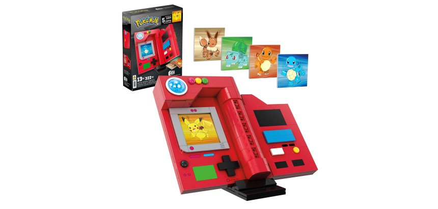 MEGA Pokémon Kanto Region Pokédex Building Kit (322Pieces) for Collectors