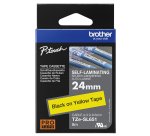 Brother TZE-SL651 ruban d'étiquette Noir sur or