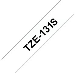 Brother TZE131S labelprinter-tape Zwart op zilver TZe