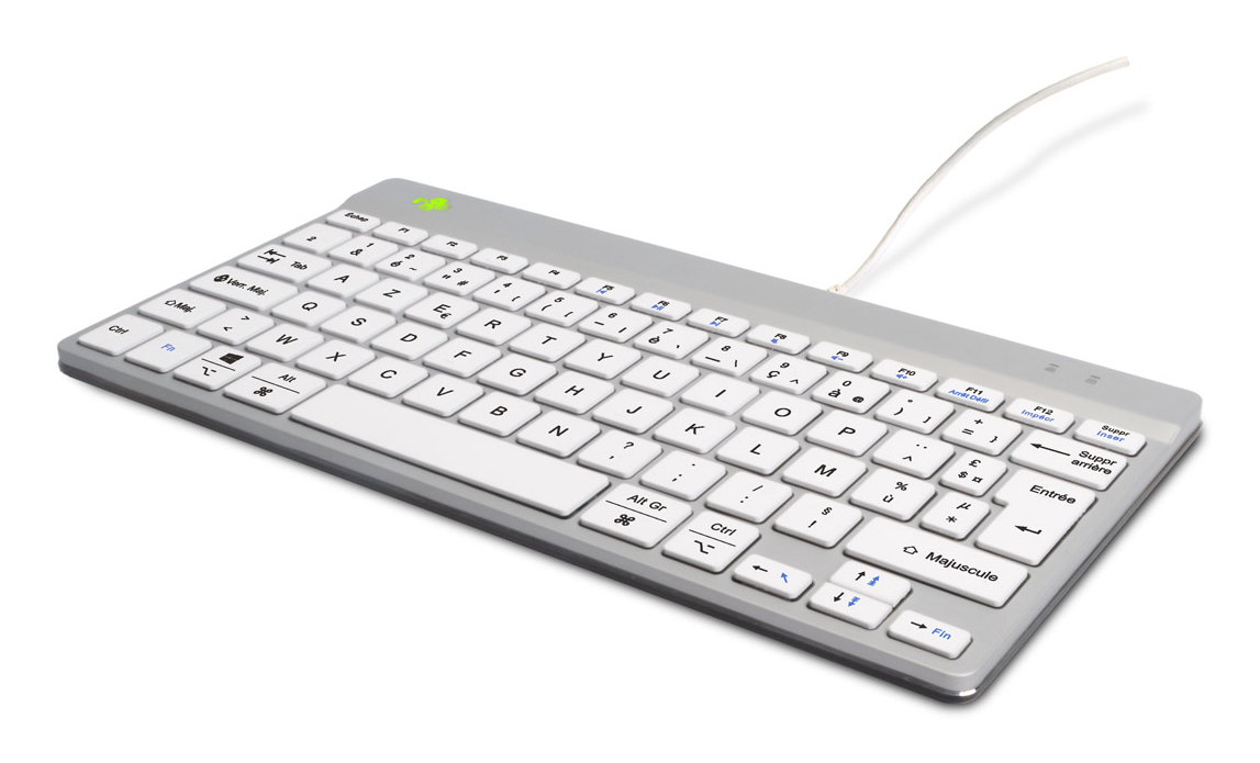 R-Go Tools Clavier ergonomique R-Go Compact Break, clavier compact avec ...