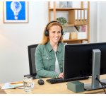 Trust HS-150 Casque Avec fil Arceau Bureau/Centre d'appels Noir