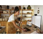 HP 350 BLK Compact Multi-Devic clavier Maison Bluetooth Noir