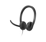 Lenovo VoIP Headset 5000 Auriculares Alámbrico Diadema Oficina/Centro de llamadas USB Tipo C Negro
