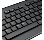 Targus AKM610FR clavier Souris incluse Universel RF sans fil AZERTY Français Noir