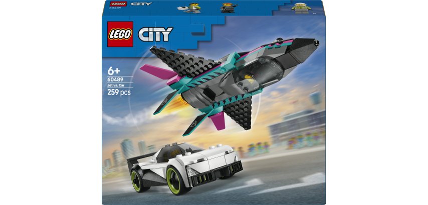LEGO City Jet vs. Car