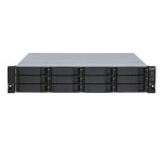 QNAP TL-R1200S-RP Boîtier de disques de stockage Boîtier disque dur/SSD Noir, Gris 2.5/3.5"