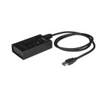 StarTech.com 4 Port USB 3.0 Hub - USB Type-A to 1x USB-C & 3x USB-A - Commercial Metal USB Hub - SuperSpeed USB 3.2 Gen 1 (5Gbps)- Self Powered - BC 1.2 Fast Charge - Mountable/Rugged