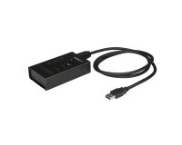 StarTech.com 4 Port USB 3.0 Hub - USB Typ A auf 1x USB-C und 3x USB-A - Kommerzieller Metall-USB-Hub - SuperSpeed 5 Gbit/s USB 3.1/3.2 Gen 1 - Selbstversorgung - BC 1.2 Schnellladung - Montierbar/Robust